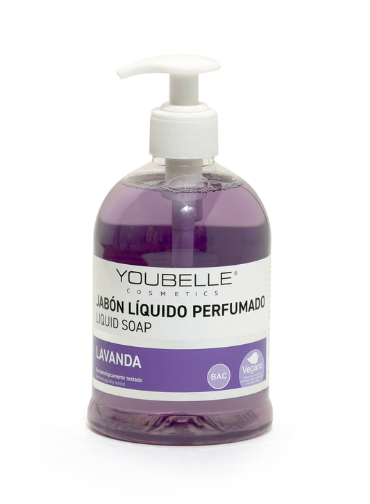 YOUBELLE FARMADESCANSO Jabón Líquido Perfumado BAC Lavanda 500ml  | Limpieza Profunda | Limpia Y Protege