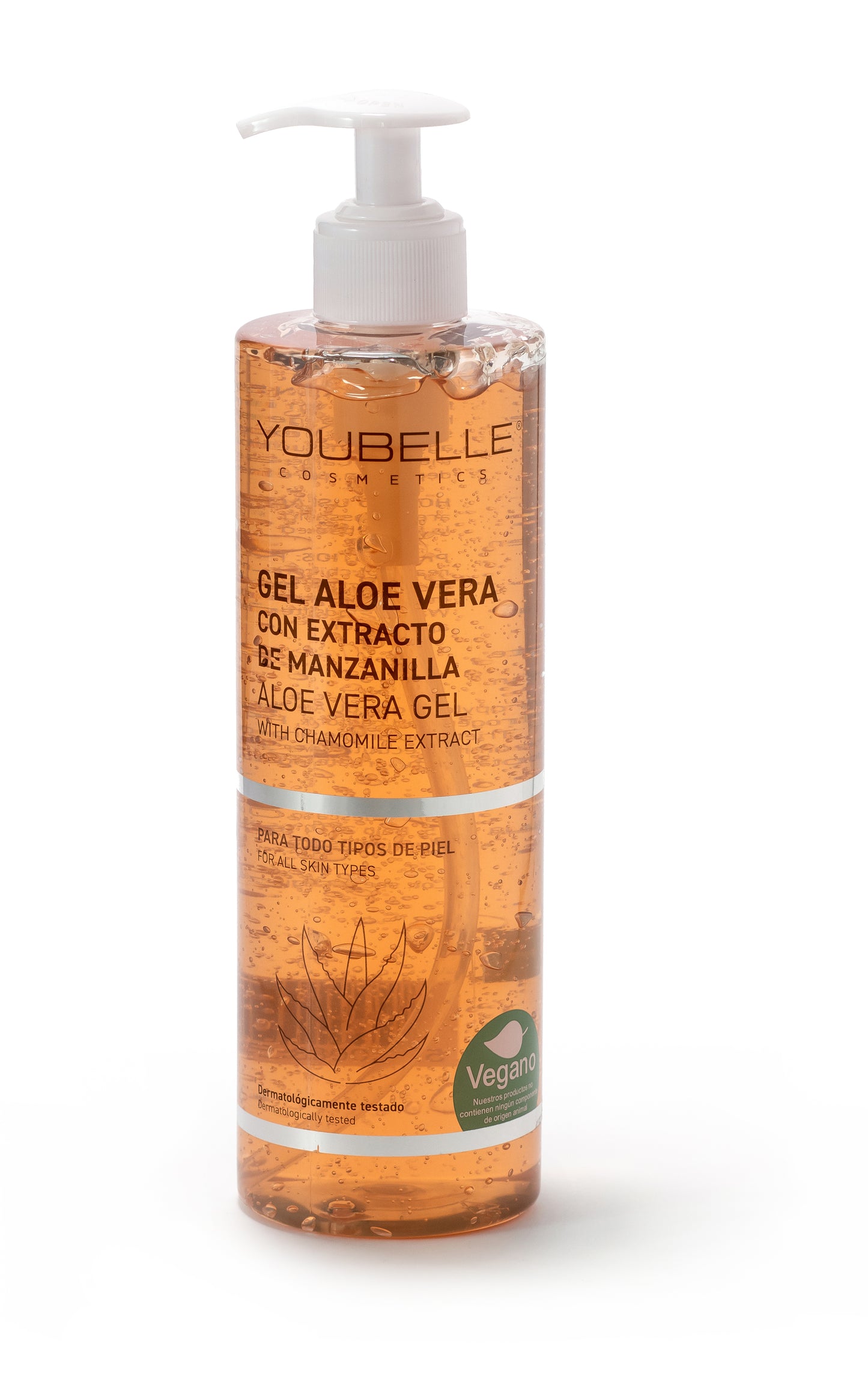 YOUBELLE FARMADESCANSO Gel Refrescante de Aloe Vera | Frescura | Alivio | Regenera E Hidrata Tu Piel